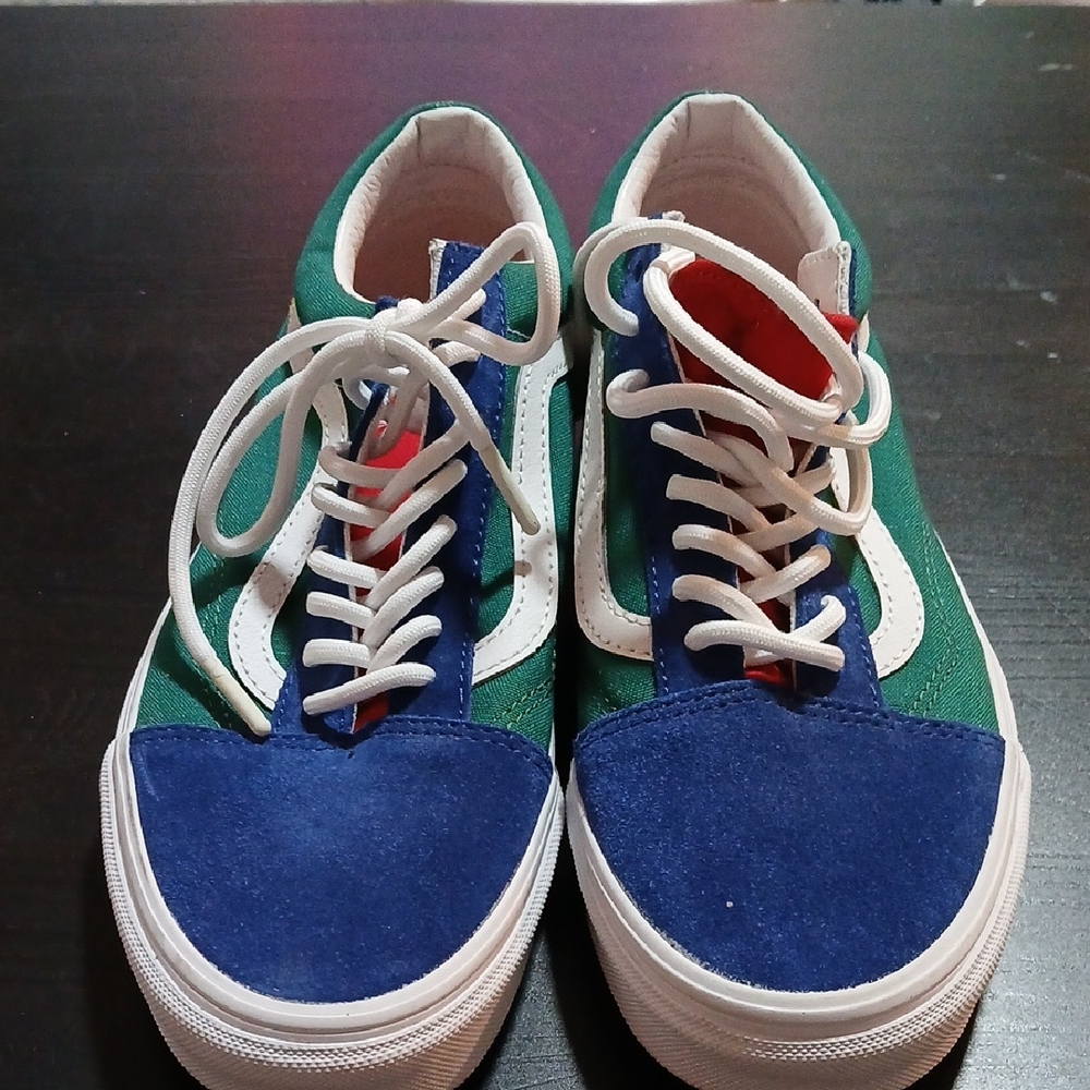 Vans Off The Wall Old Skool Skate Lace UP Sneakers women US Men7.5 Women .9